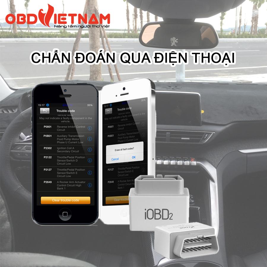 [HCM]Thiết bị chẩn đoán đa năng iOBD 2 Bluetooth