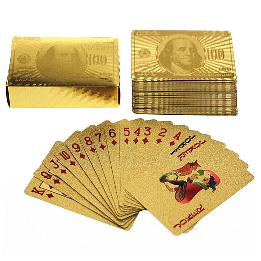 BỘ BÀI TÂY MẠ VÀNG 24K CAO CẤP