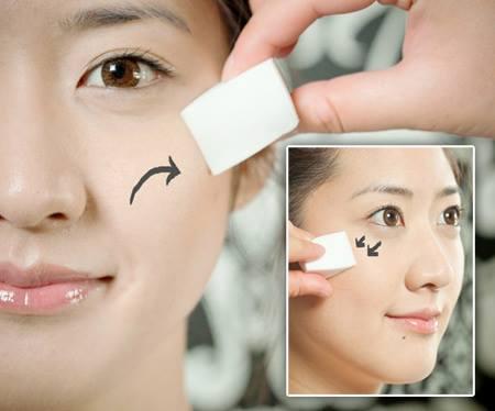 Mút tán kem nền nhật bản (6 miếng)