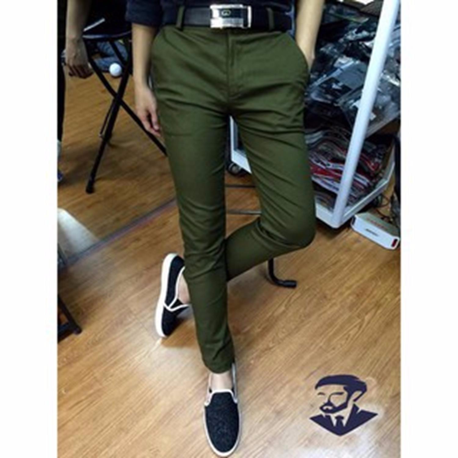 [GIÁ SỐC] Quần Kaki Nam Thời Trang - XANH RÊU