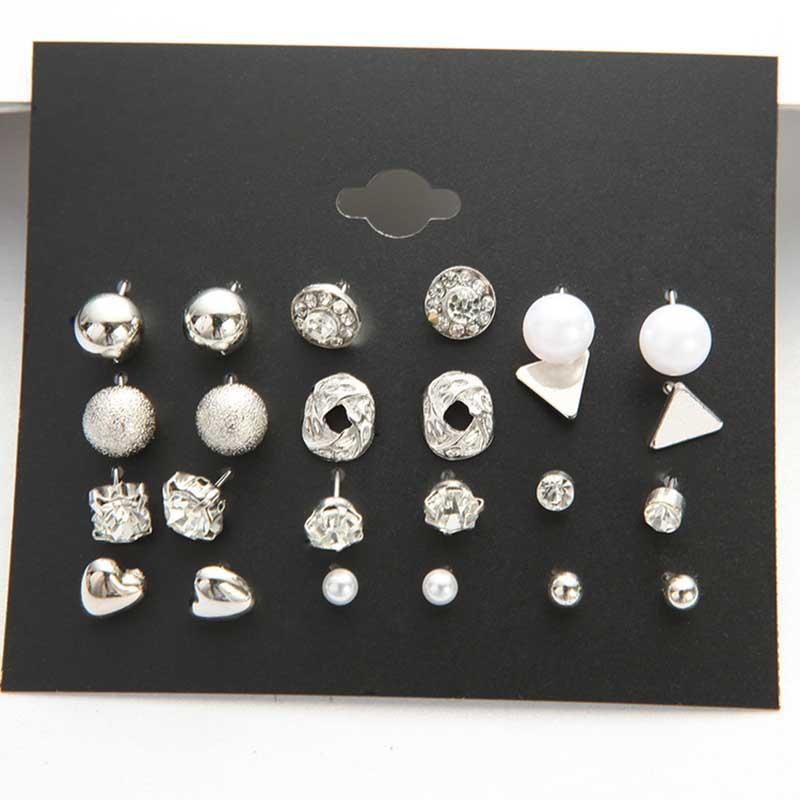 Set 12 Bông Tai Cho Bạn Gái
