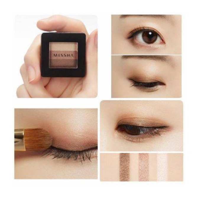 Phấn mắt Missha Triple Shadow #No 13 Lady Milk Tea