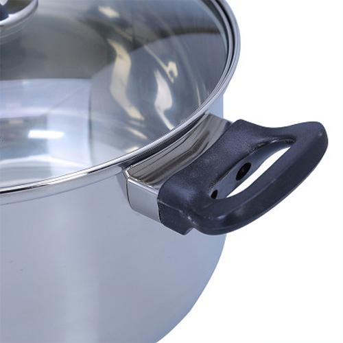 Bộ nồi và quánh Elmich Smartcook Inox 304, đáy từ size 16 - 20 - 24cm (2351496)