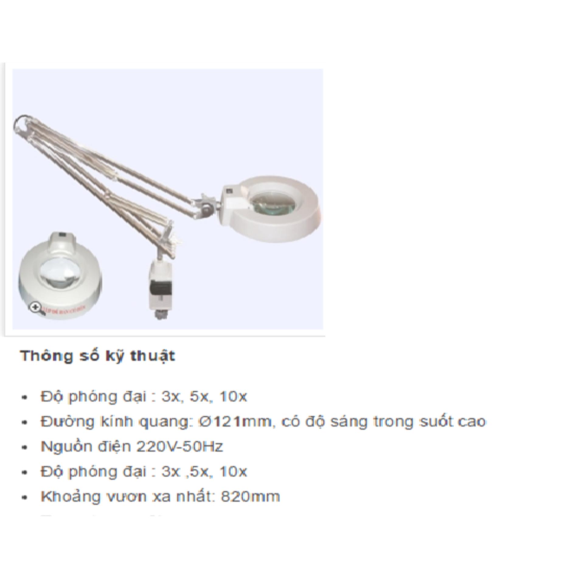 Kính lúp công nghiệp kẹp bàn LT 86A (5X)