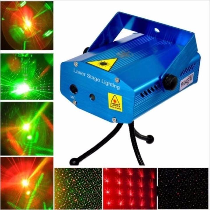 ĐÈN LAZER SÂN KHẤU MINI 24 Hình