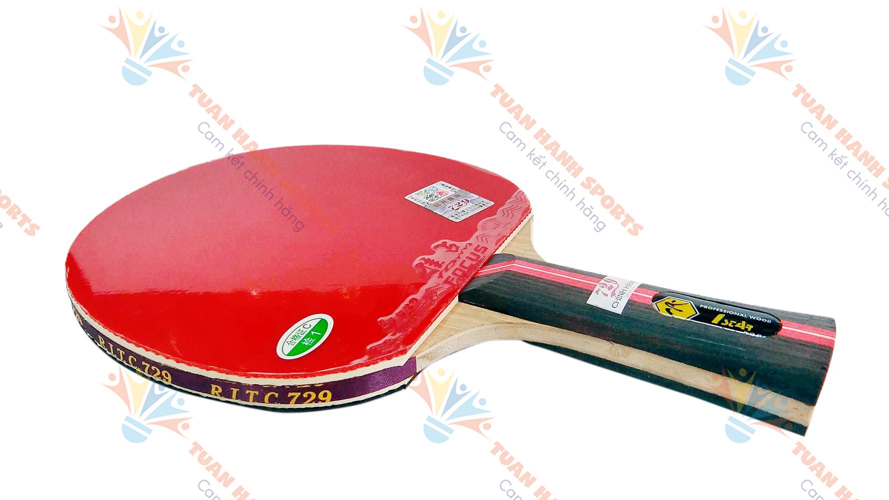 Vợt Bóng Bàn 729 - 1 sao OFF+ (Đỏ Đen)