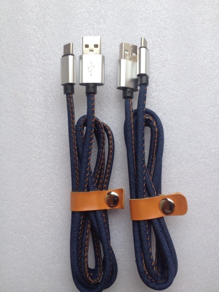Cáp sạc bọc dù lightning _ microusb _ type c
