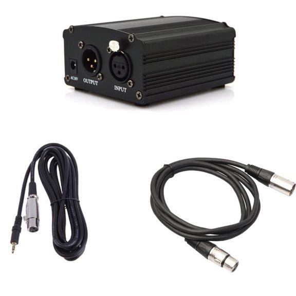 COMBO MIC THU ÂM TAKSTAR sm8b và nguồn 48v