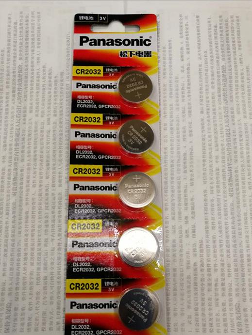 Pin CR2032 Panasonic 3V Lithium Vỉ 5 Viên