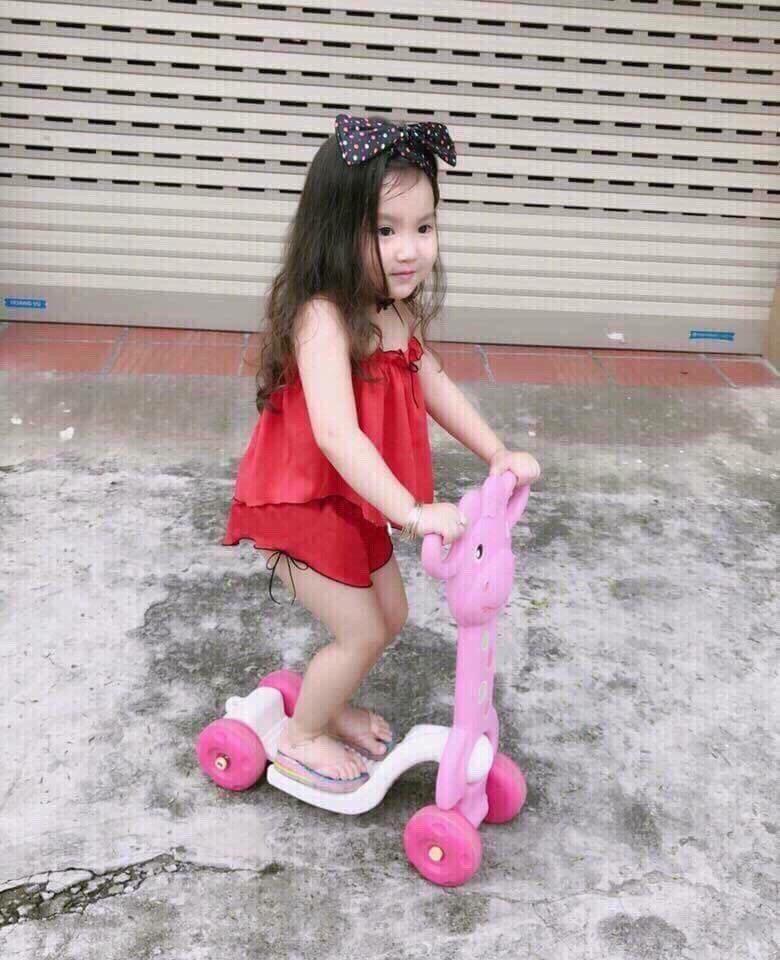 bộ dây lụa bé gái Shop Mẹ Đậu