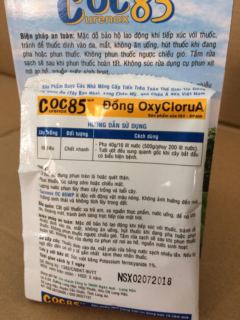 Thuốc trừ nấm bệnh cây COC 85 COMBO 5 GÓI