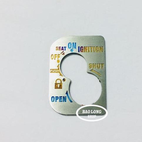 Tem dán ổ khóa Titanium dành Vario,Airblade (Titan 100%) dày 2li