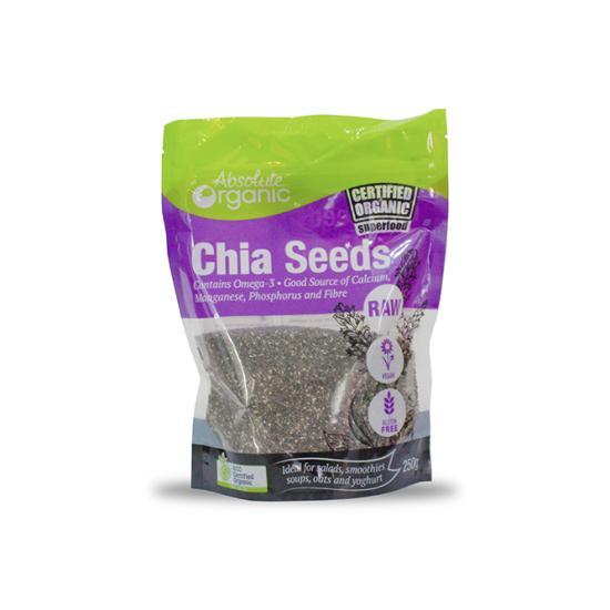 Hạt Chia Úc Absolute Organic Chia Seeds 250g