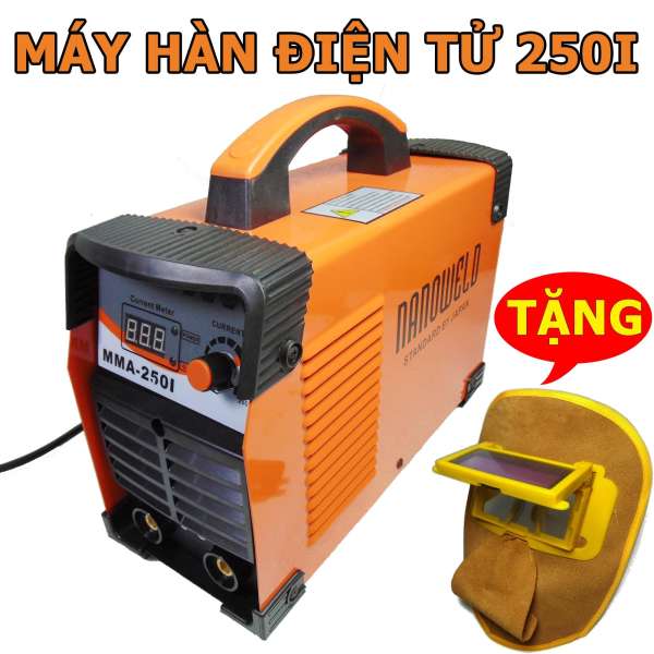 Máy hàn que điện tử 250i - Tặng kính hàn điện tử KH03