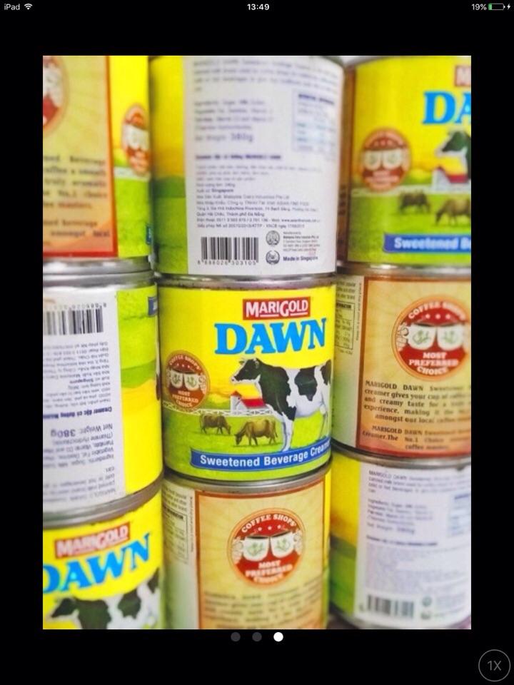 Sữa đặc Dawn nhập từ Singapore hộp 1 KGr