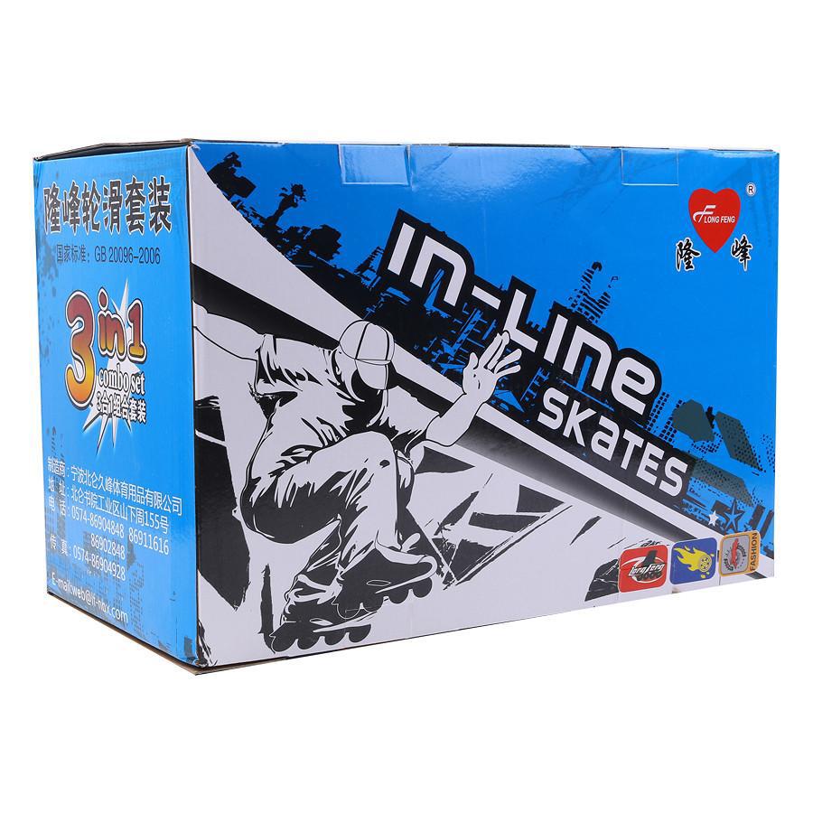 Bộ Giày Patin Longfeng 3 in 1 GB20096 - Size L (39 – 42)
