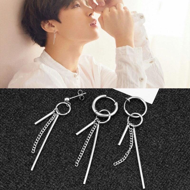 Khuyên tai Jimin Khuyên tai BTS Tear dáng mới