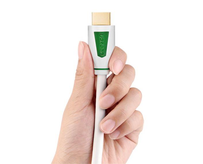 Cáp HDMI 4k chuẩn 1.4 1.5M Ugreen 30199 (Trắng)