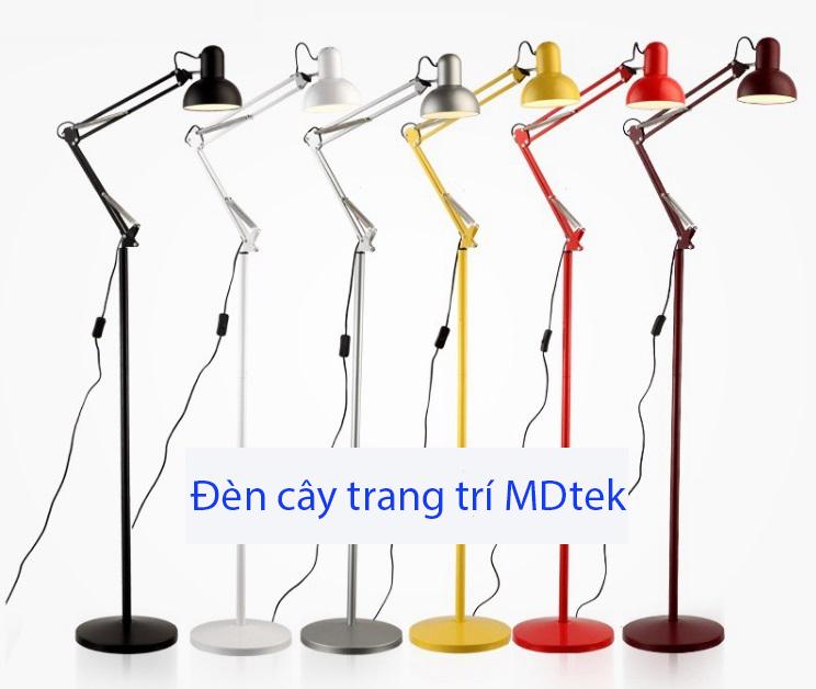 Đèn cây cao cấp trang trí, học tập, làm việc Pixar PM302 (6 màu) + Tặng bóng LED 7W