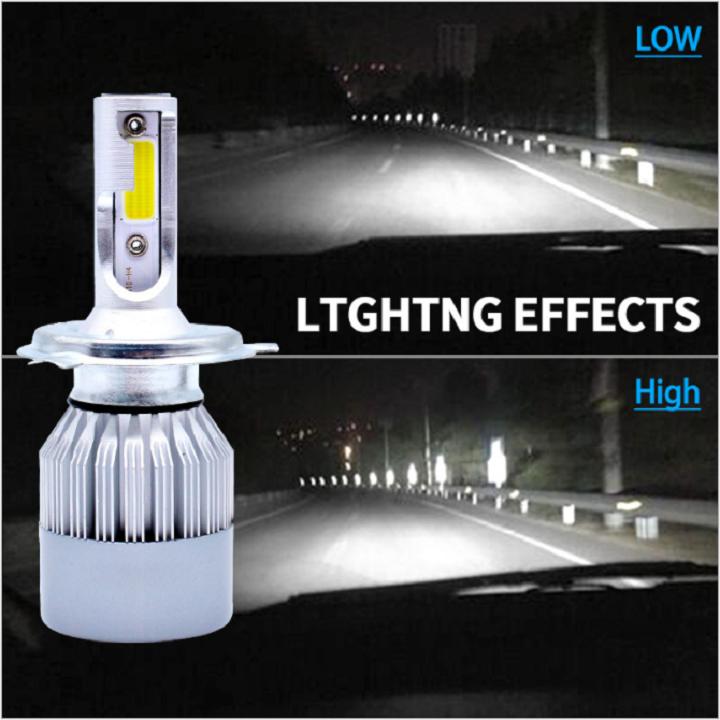 Đèn LED pha xe máy C6 ( chân H4 )