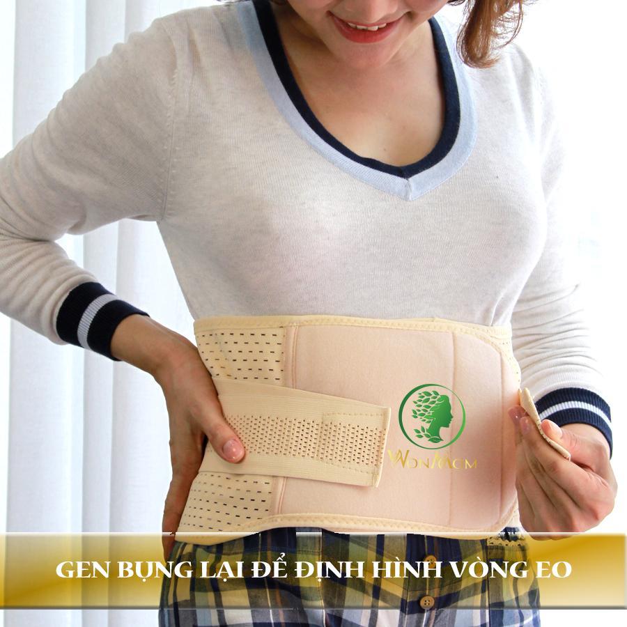Đai gen nịt bụng định hình eo thon Wonmom E004 100g (Màu da)