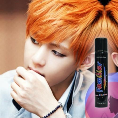 Keo xịt tóc màu Familiar 100ml - Màu A2 Vàng cam