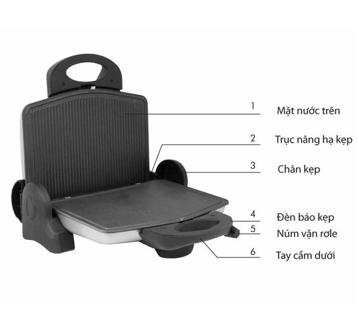 Vỉ Nướng Điện Đa Năng Tiross TS965