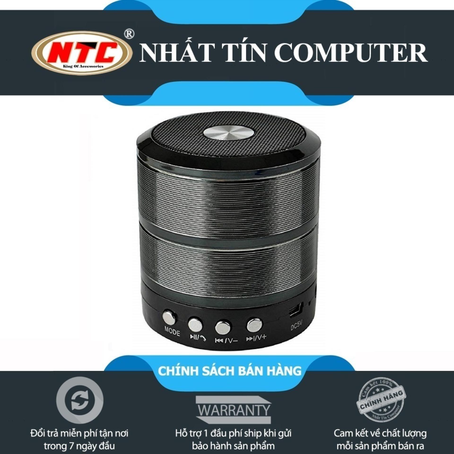 Loa Bluetooth Wster WS-887 hỗ trợ USB/thẻ nhớ/FM/AUX (Đen)