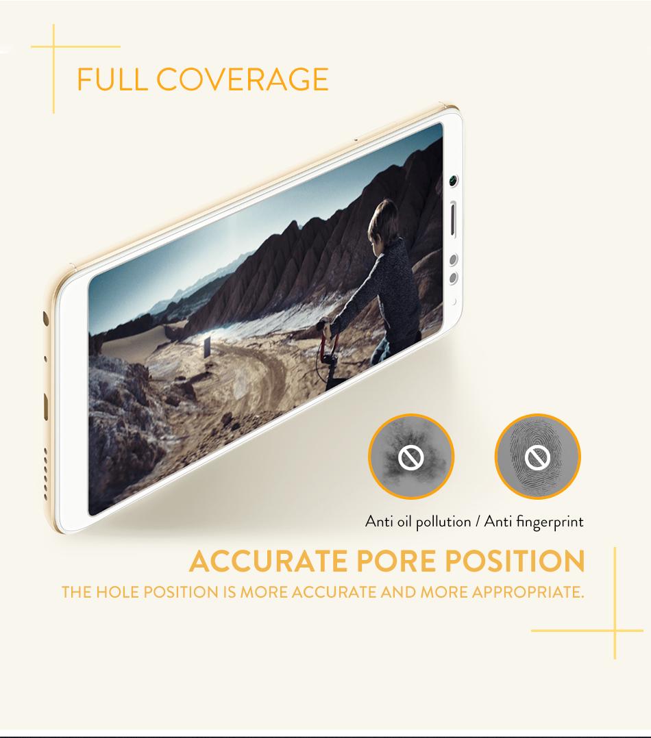 Miếng dán cường lực full màn hình cho Xiaomi Redmi Note 5 Pro (Trắng)