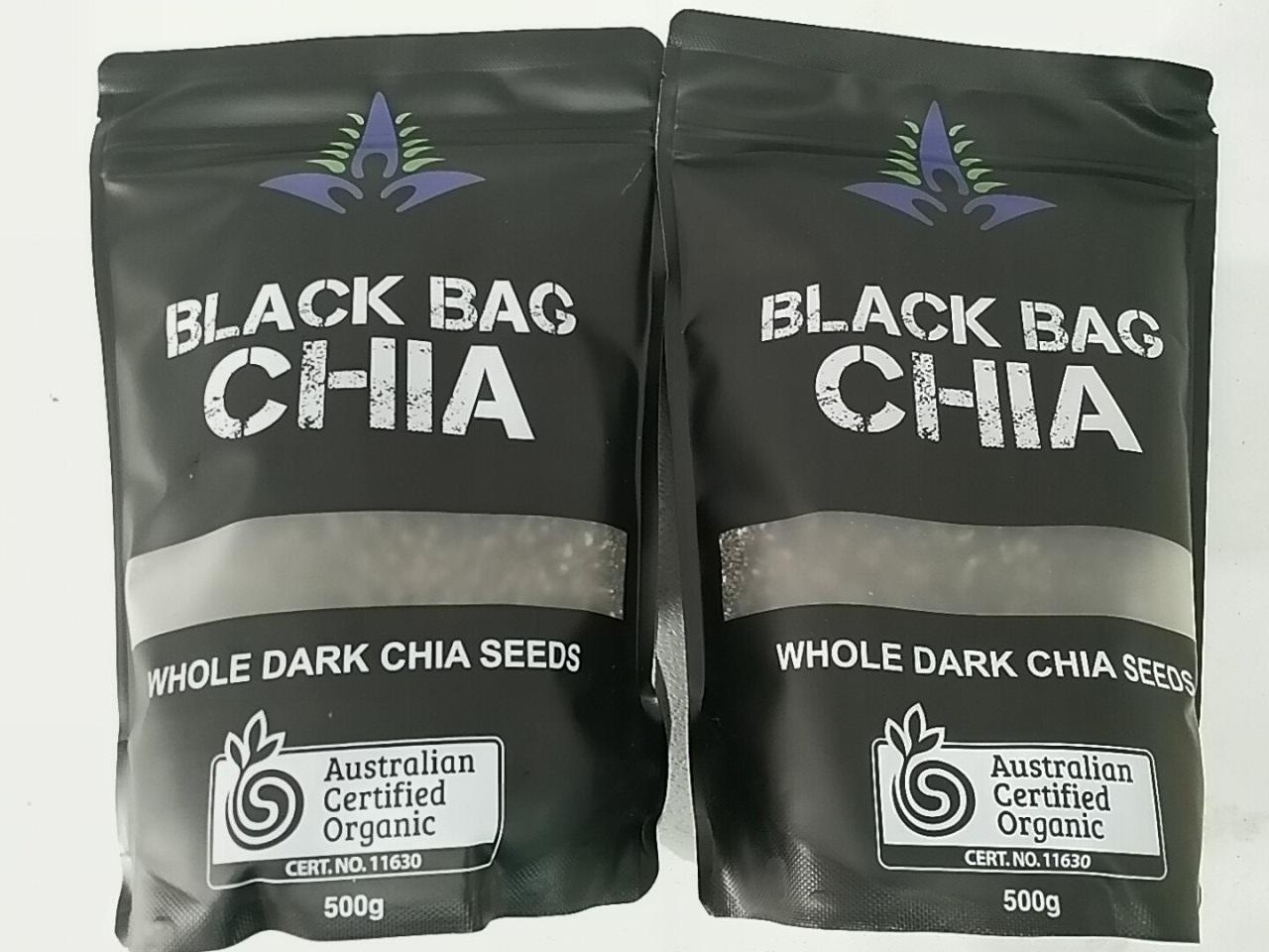 [HCM]COMBO 2 BỊCH Hạt Chia đen Úc Loại 1- Black Bag 0.5kg