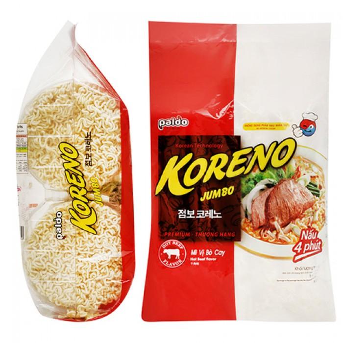 Mì Jumbo Koreno Bò cay - 10 gói