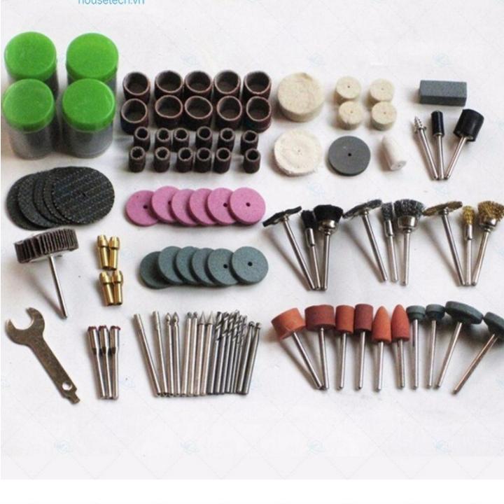 Bộ 161 phụ kiện khoan mài cắt