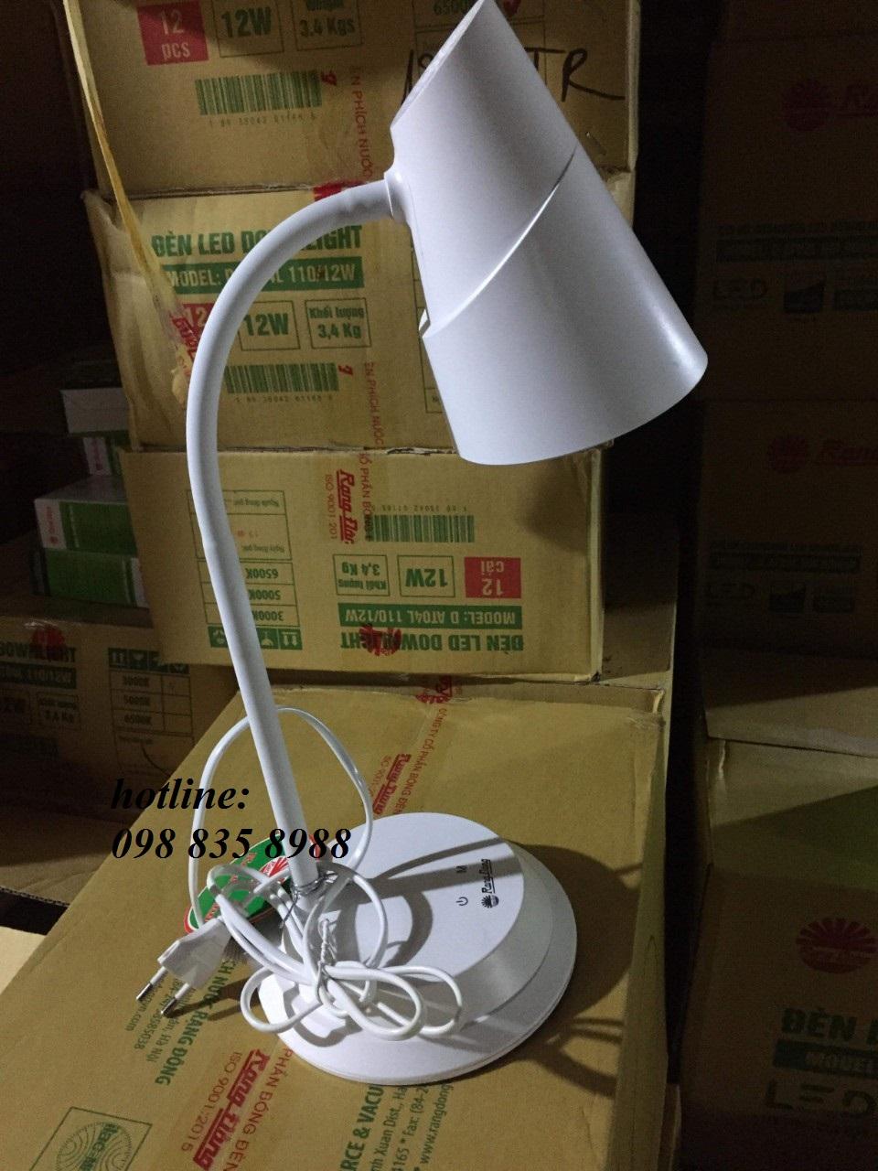 Đèn bàn LED Rạng Đông RL 23 . LED  cảm ứng 5W, đổi 3 màu ánh sáng - 5 cấp độ ánh sáng cao cấp