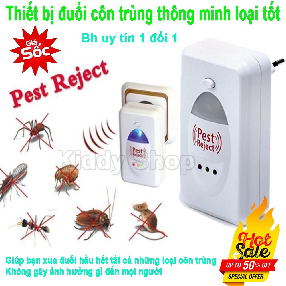 Máy Đuổi Côn Trùng Pest Reject RB -196 Xua Đuổi Hoàn Toàn Các Loại Côn Trùng ( Ruồi Muỗi Dán… ) Bằng Tần Số Sóng Siêu Âm An Toàn Cho Sức Khỏe
