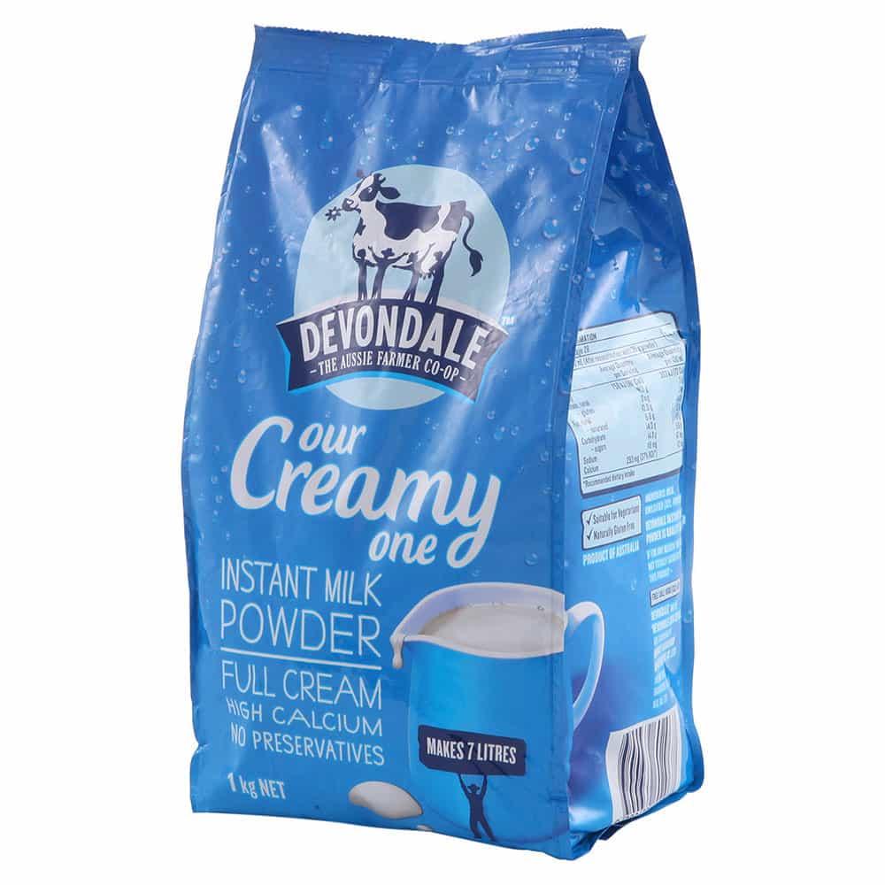 Sữa tươi dạng bột nguyên kem Úc Devondale 1kg - [Australia]