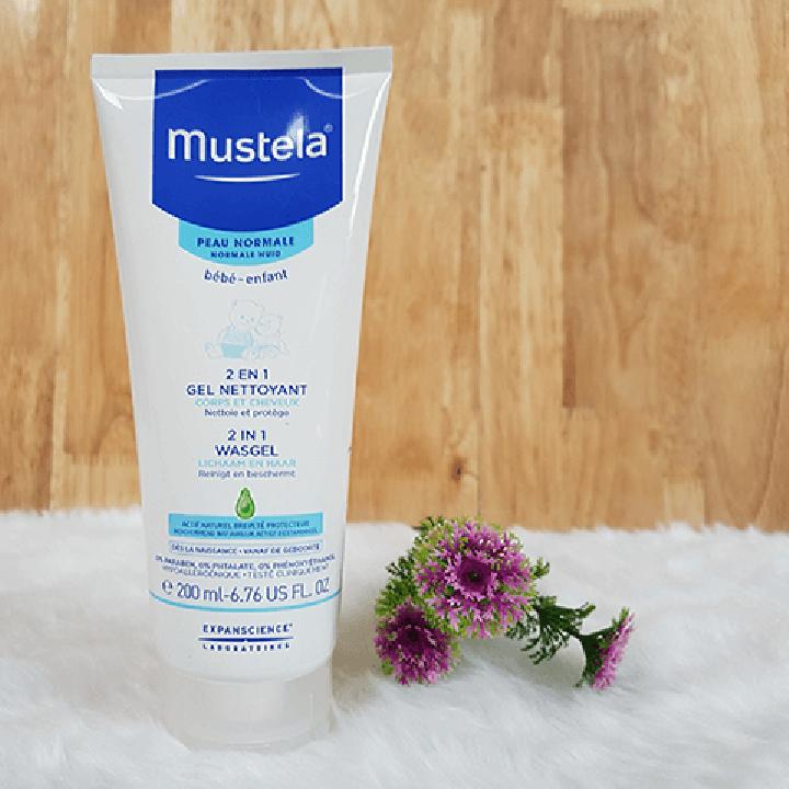 [HCM]SỮA TẮM GỘI TRẺ EM 2 IN 1 MUSTELA 200ML