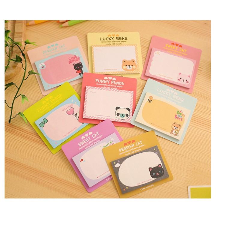 Combo 10 Giấy ghi chú hình chữ nhật