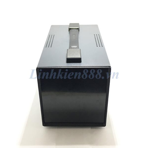 Vỏ hộp thép sơn tĩnh điện màu đen có quai xách 150x160x275mm