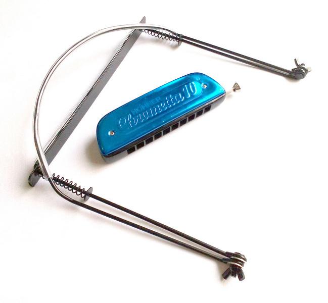 Kẹp kèn harmonica tremolo 24 lỗ (Đen)