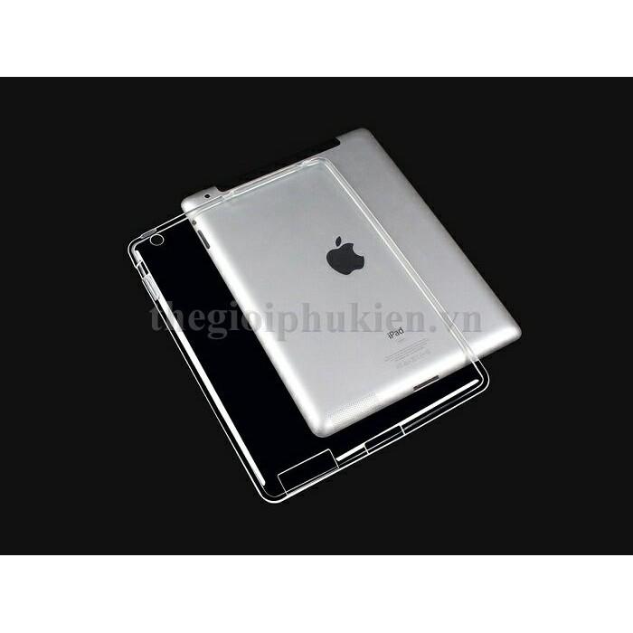 Ốp lưng silicon dẻo trong suốt iPad 2/3/4
