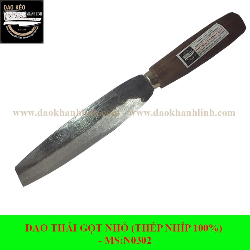 Bộ dao nhà bếp Khánh Linh - Đa Sỹ làm bằng nhíp ô tô MS01 (dao bài thái, dao chuối bột)