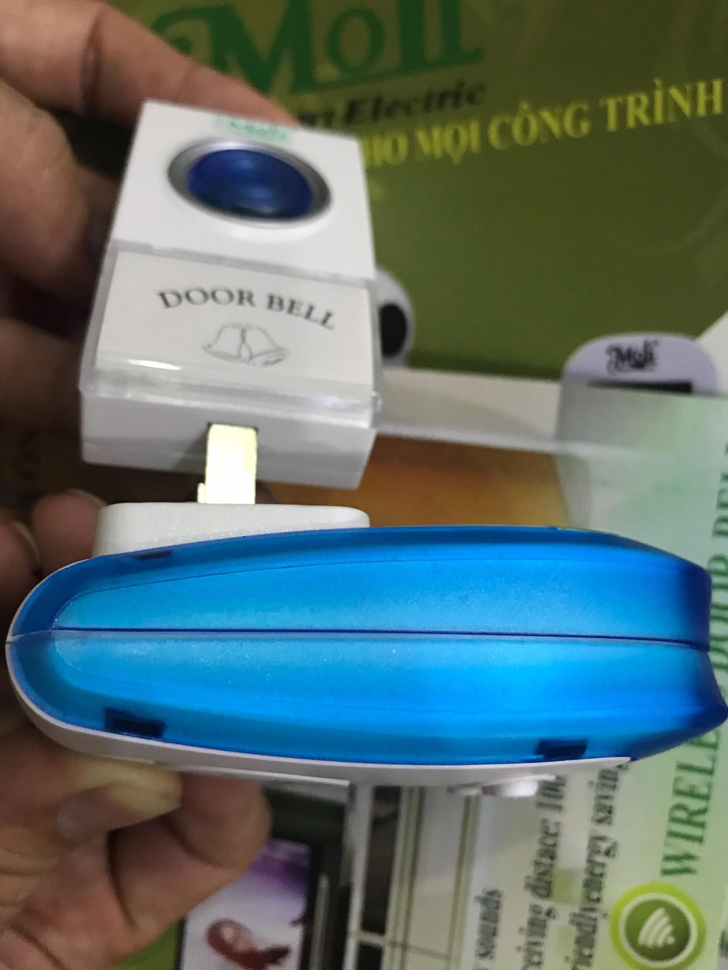 [HCM]BỘ 2 CHUÔNG CỬA KHÔNG DÂY 1 NÚT BẤM