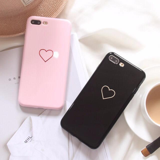 ỐP TIM ĐÔI CUTE GIÀNH CHO IPHONE