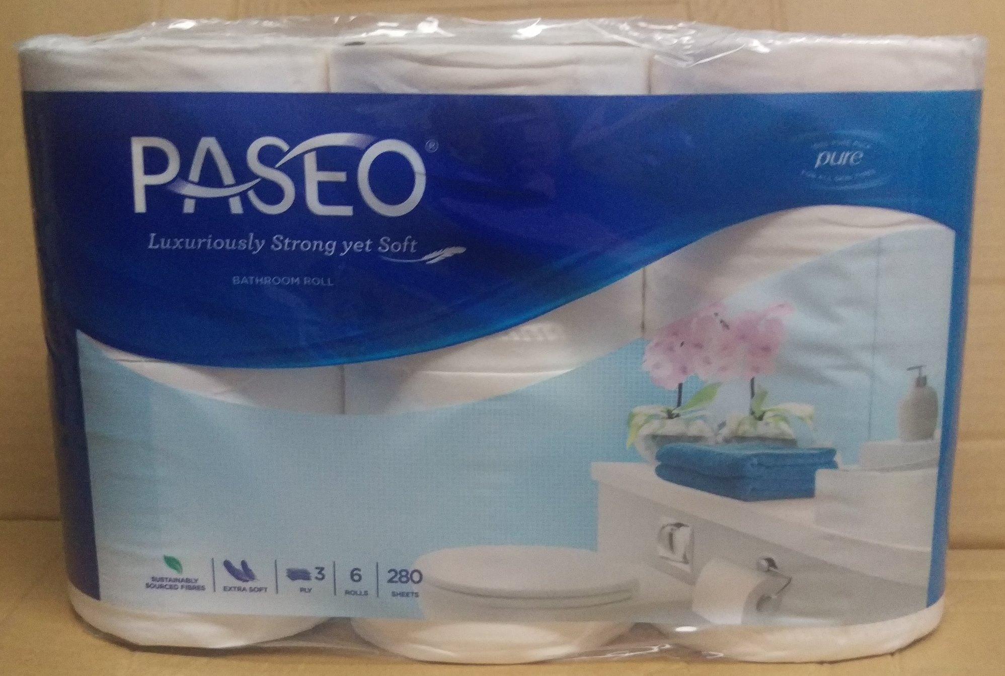 Giấy vệ sinh cao cấp Paseo gói 6 cuộn