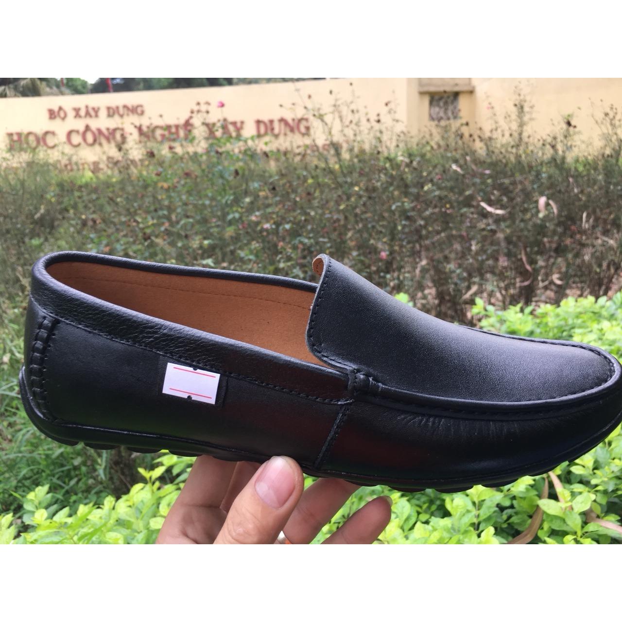 Giầy lười nam da bò