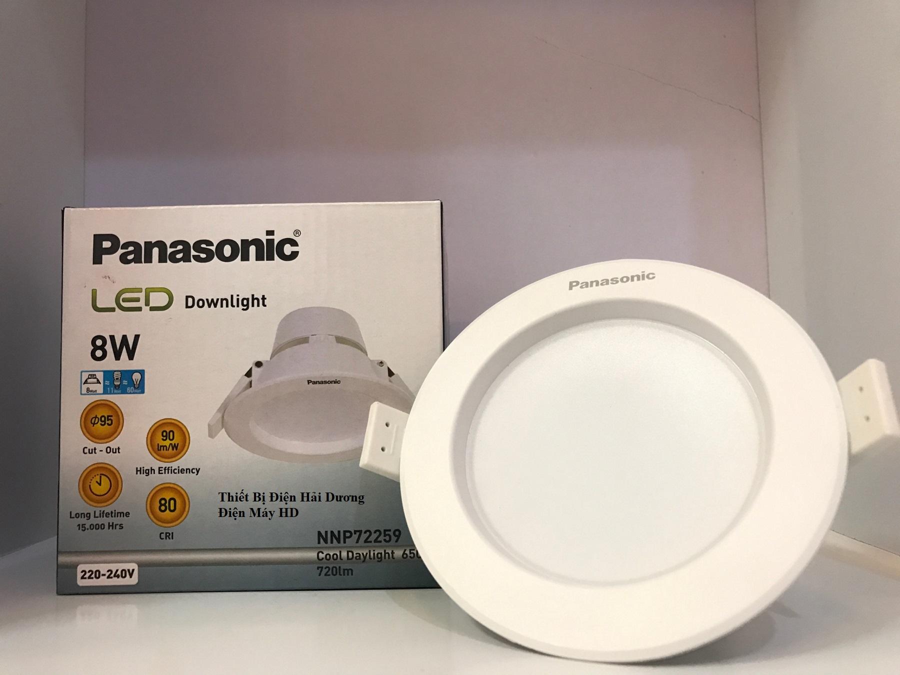 Bộ 3 Đèn Panasonic LED Downlight âm trần NNP72249/59 8W (Trắng/Vàng)
