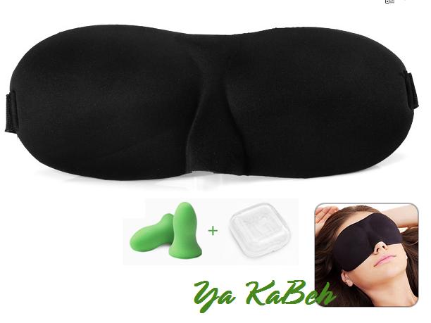 [HCM]Bịt Mắt ngủ 3D+ tặng Bịt Tai -(ĐEN)