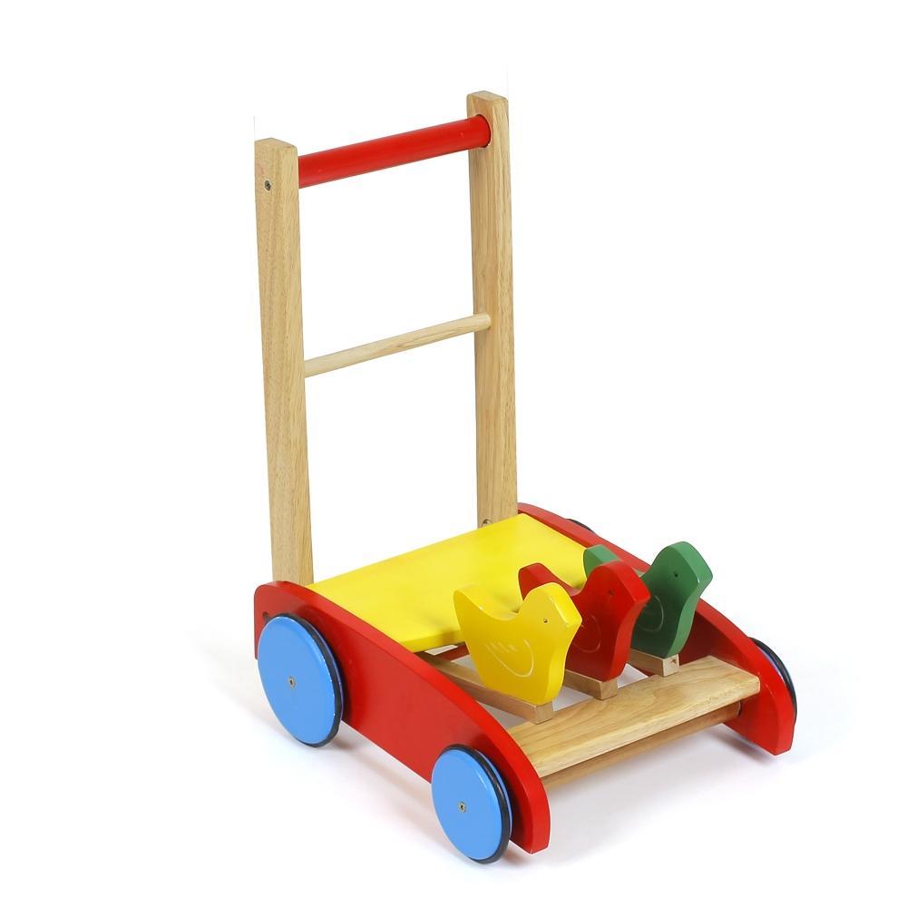 Xe tập đi gỗ hình 3 con gà