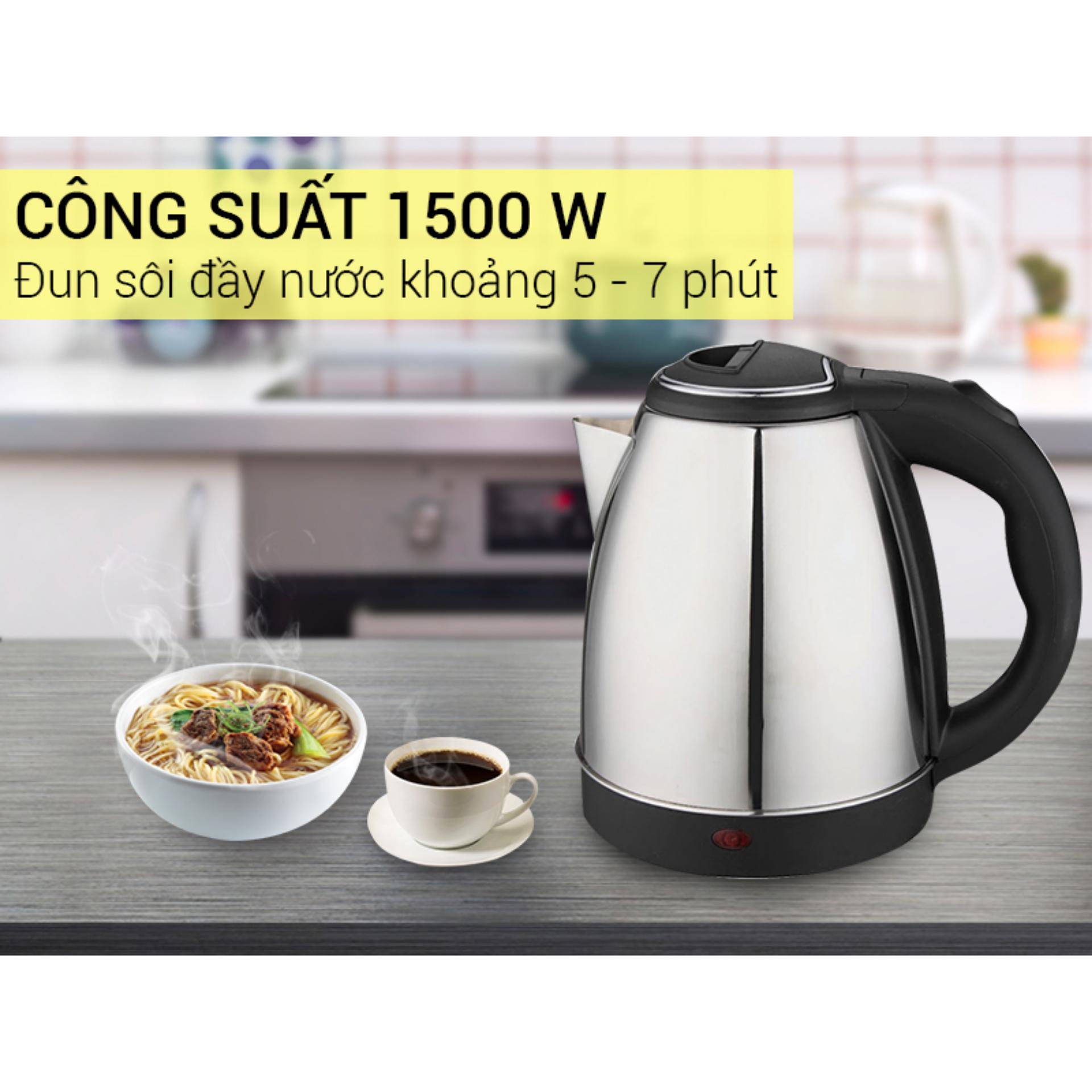 Ấm siêu tốc Sunhouse SHD1152 1.5L (Inox)
