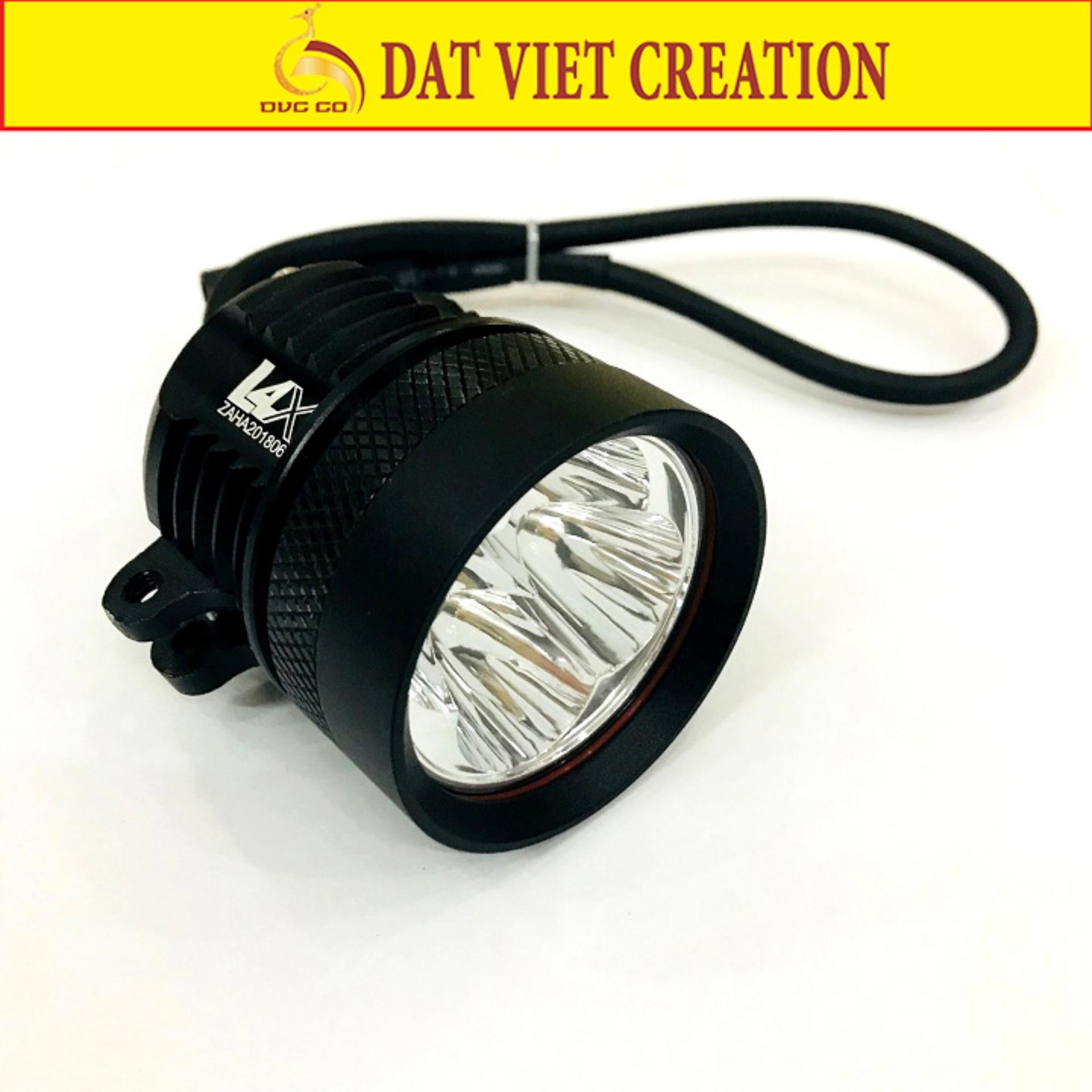Đèn led trợ sáng xe máy, ô tô L4X Dat Viet Creation